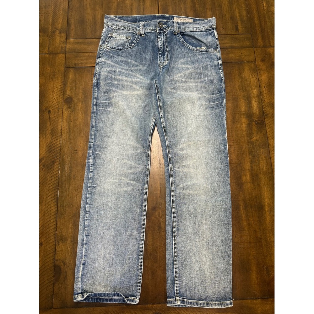 Faded Glory Men’s Light Wash Straight Leg Jeans